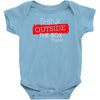 think outside the box thinker Baby Onesie