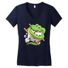 funny snake Women's V-Neck T-Shirt