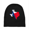 Eroded Texas Map With Flag Baby Beanies