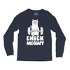 gym cat workout Long Sleeve Shirts