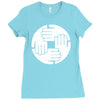 dj remix funny mens Ladies Fitted T-Shirt