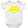 uomo 4 space invaders anni80 vintage videogames Baby Onesie