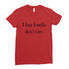 four fourths Ladies Fitted T-Shirt