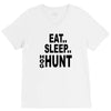 eat sleep hog hunt V-Neck Tee