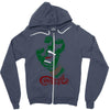 screaming mutant hand Zipper Hoodie