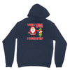 touch my elf christmas fun and naughty Unisex Hoodie
