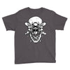 butter skull black Youth Tee