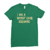 worst case scenario best trending Ladies Fitted T-Shirt