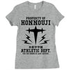 Property Of Honnouji Athletics Dept. Ladies Fitted T-Shirt
