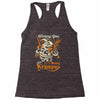 scary krampus Racerback Tank