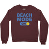 beach mode on Crewneck Sweatshirt