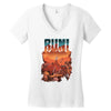 run! Women's V-Neck T-Shirt
