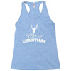 buck merry christmas Racerback Tank