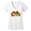 friends doodle!! Women's V-Neck T-Shirt