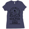 Golfer Dad Ladies Fitted T-Shirt