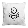 monster face (2) Throw Pillow