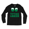 st. patrick's day titties and beer Long Sleeve Shirts