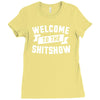 welcome to the shitshow Ladies Fitted T-Shirt