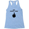 omg nobody cares Racerback Tank