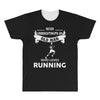 who loves running All Over Men's T-shirt