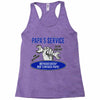 papa s service Racerback Tank