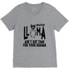 nurse lama V-Neck Tee