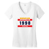 Broklyn 1998 New York Women's V-Neck T-Shirt