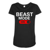 beast mode activated Maternity Scoop Neck T-shirt