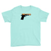 black gold gun pullover Youth Tee