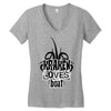 Kraken Loves Boat Women's V-Neck T-Shirt