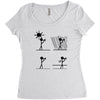 caurebuh Women's Triblend Scoop T-shirt