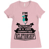 I Am Cat Actually In A Very Commited Relationship Ladies Fitted T-Shirt