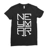 neyma white logo Ladies Fitted T-Shirt