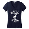 i have a great dane Women's V-Neck T-Shirt