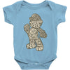 mario text Baby Bodysuit