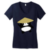 panda2 Women's V-Neck T-Shirt