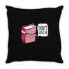no judging! Throw Pillow