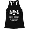 I Love You Aunt Racerback Tank