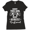 sorry this girl is already taken by a super sexy august boyfriend Ladies Fitted T-Shirt