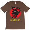 love ninja monkey banana T-Shirt