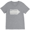 i'm with stupid V-Neck Tee