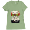 Dog-I MUSIC Ladies Fitted T-Shirt