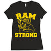 ram strong Ladies Fitted T-Shirt