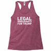 legal immigrants for trump Racerback Tank