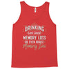 drinking can cause memory loss Tank Top