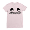 geeks vs nerds Ladies Fitted T-Shirt