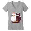 breakfast friends forever Women's V-Neck T-Shirt