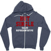 hot single sales Zipper Hoodie