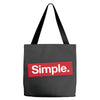 simple red Tote Bags
