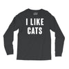 i like cats Long Sleeve Shirts
